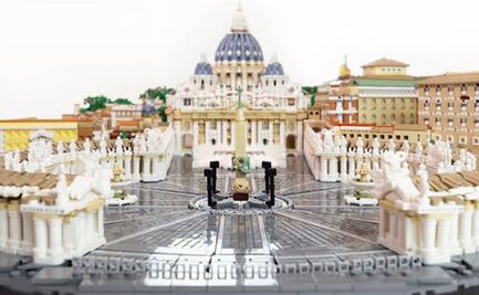 Arquitecto recrea todo el Vaticano con 67 mil piezas de LEGO