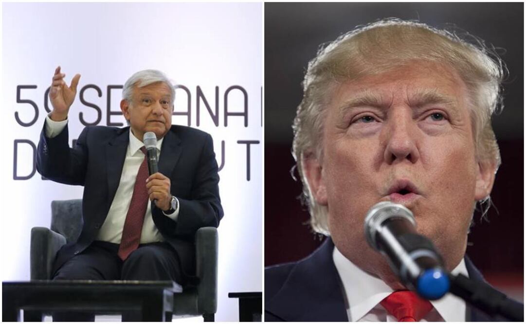 Em la imagen, AMLO y Donald Trump. Foto: Archivo EL UNIVERSAL