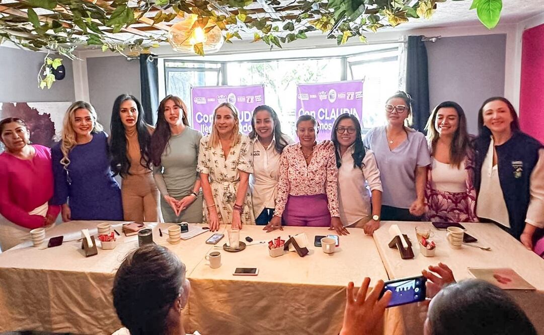 El Frente Amplio de Mujeres se originó para sumar esfuerzos entre las miles de mujeres que conforman las colectivas nacionales que trabajan a favor del proyecto de Claudia Sheibaum. Foto: Especial.