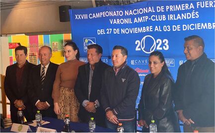 Grupo Caliente presenta el XXVIII Campeonato Nacional de Primera Fuerza de Tenis