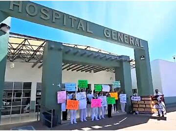 Trabajadores del IMSS-Bienestar en Zacatecas protestan por falta de contrato; revelan que no hay insumos ni medicamentos