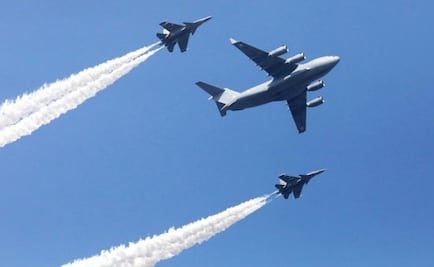 Sale de Florida el primero de tres aviones militares con ayuda para Venezuela