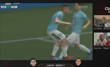 Pachuca golea al Toluca y se mantiene entre los favoritos de la eLiga MX