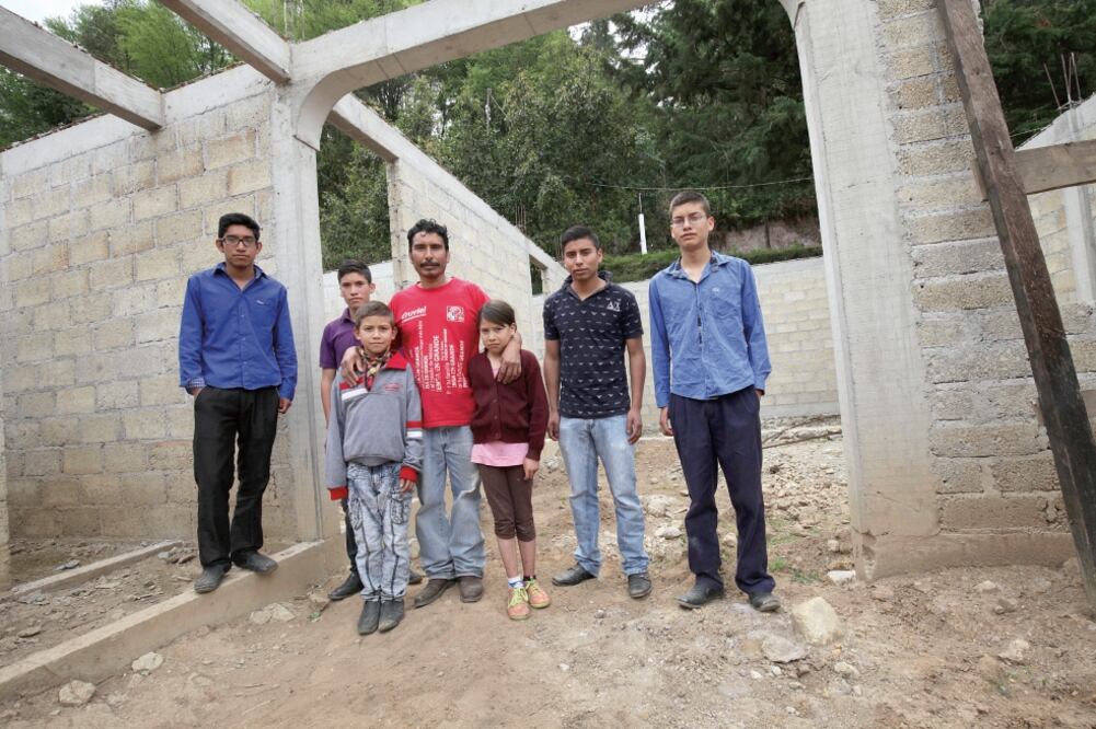 Los Malvaez viven en un pedazo de terreno que les cedió su tía (JORGE ALVARADO. EL UNIVERSAL)