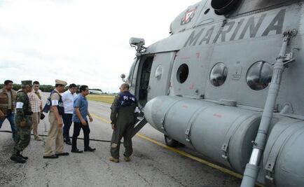 Gobernador sobrevuela sur de Q.Roo tras paso de "Franklin"