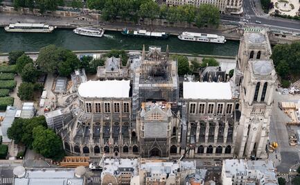 El lunes reinician trabajos en Notre Dame