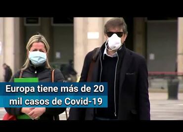 Italia supera los mil muertos por el coronavirus; Europa, principal foco de la pandemia
