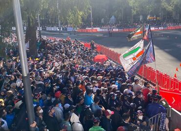 La afición abarrota el “Show Run” de Checo Pérez