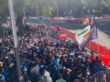 La afición abarrota el “Show Run” de Checo Pérez