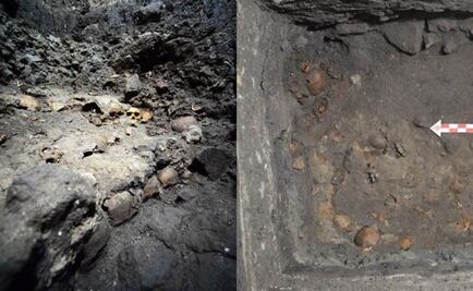 Archeologists find "main" skull rack at Templo Mayor 