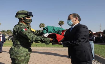 Gobierno de Aguascalientes llama a la unión y la paz en el Día de la Bandera