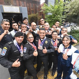 Brillan agentes de SSP en competencia