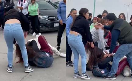 VIDEO: "¡Que la suelte y la suelto!", reportan pelea entre alumnas en preparatoria del Edomex