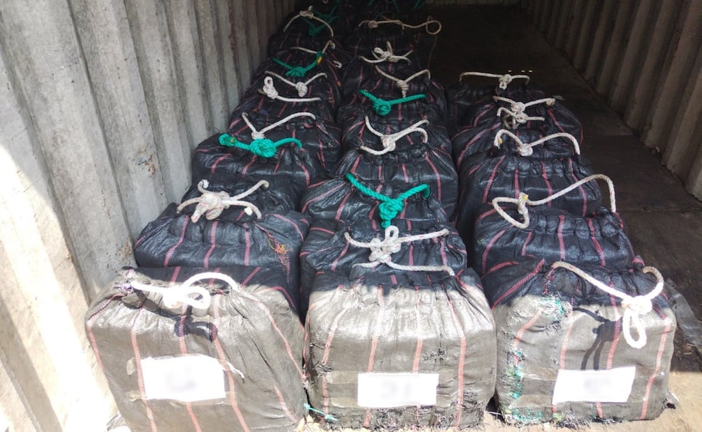 Aseguramiento de cocaína por parte de la Semar en costas de Michoacán. Foto: Secretaría de Marina