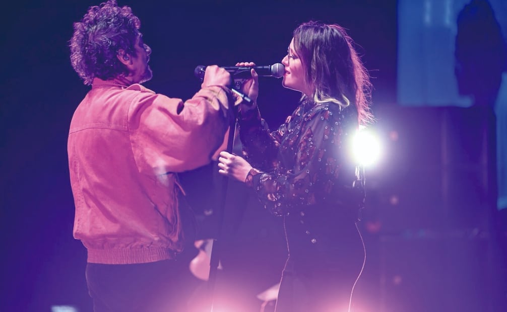 En los shows que ofrecieron tuvieron como invitada a Denise Gutiérrez de Hello Seahorse. Foto: Universal Music