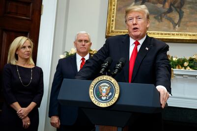 Trump: "Si no logramos el muro, tendremos mucha gente infeliz, incluido yo"