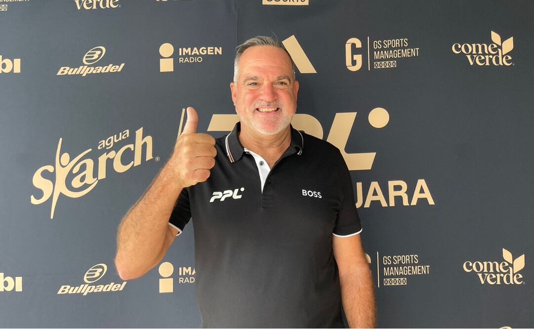 Director de la Pro Padel League opina sobre el nivel de su liga / Foto: Miguel Flores Pineda - EL UNIVERSAL