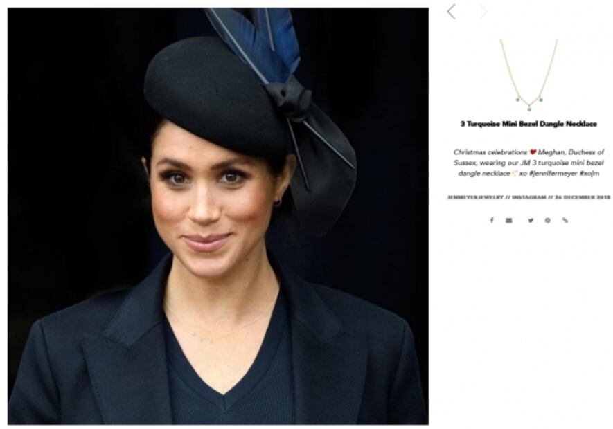 Piden a diseñadora de joyas eliminar fotos de Meghan Markle 