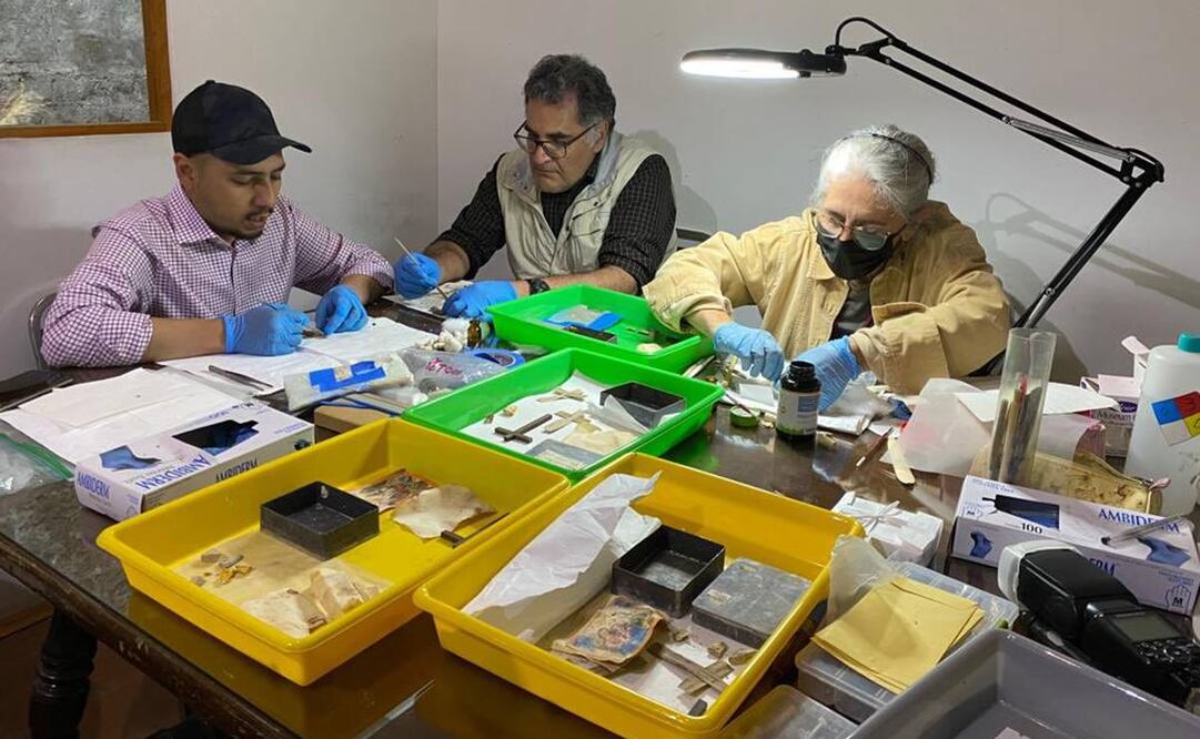 Gracias a los trabajos de restauración por el sismo de 2017, se hallaron 23 nichos con cajas de plomo en la cúpula central del recinto. Foto: Arquidiócesis Primada de México
