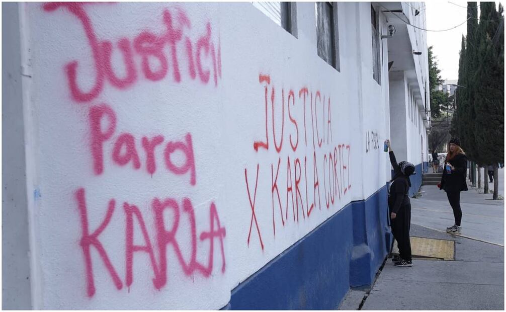 Está mañana se realizó una protesta afuera de la fiscalía de la CDMX para exigir justicia por el homicidio de Karla Patricia, conductora de la plataforma Uber ocurrido el pasado 29 de diciembre. Foto: Fernanda Rojas / EL UNIVERSAL