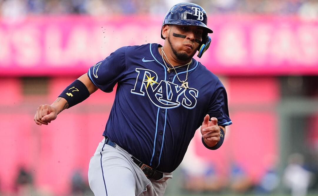 Isaac Paredes con los Tampa Bay Rays - Foto: AFP