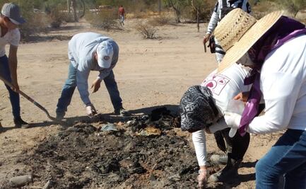 Colectivos de madres buscadoras encuentran restos de tres personas en Sonora 