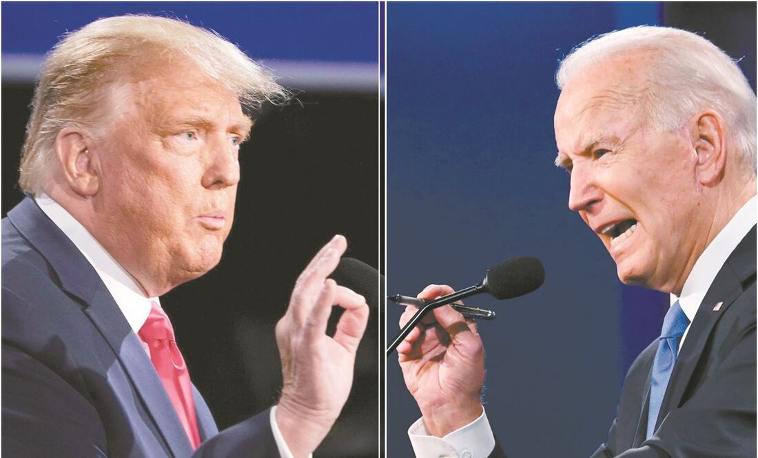 El presidente estadounidense, Donald Trump, recalcó este miércoles que ganó las elecciones, mientras el candidato Joe Biden se mostró optimista sobre sus posibilidades de ganar, aunque advirtió que el conteo puede tomar un tiempo. FOTOS: BRENDAN SMIALOWS