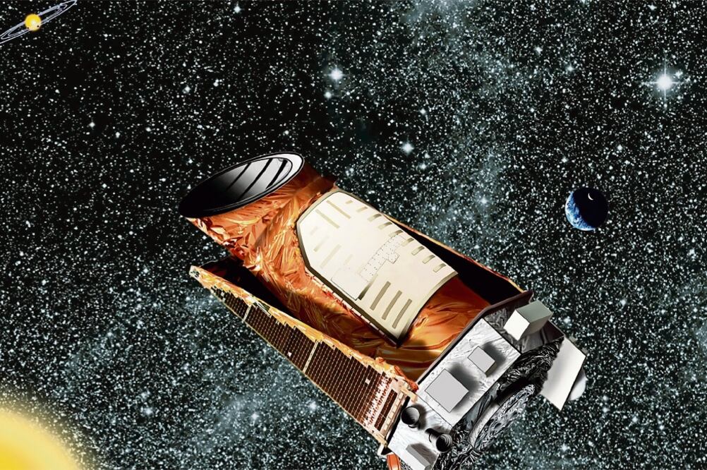 Ilustración del telescopio Kepler en el espacio (REUTERS)