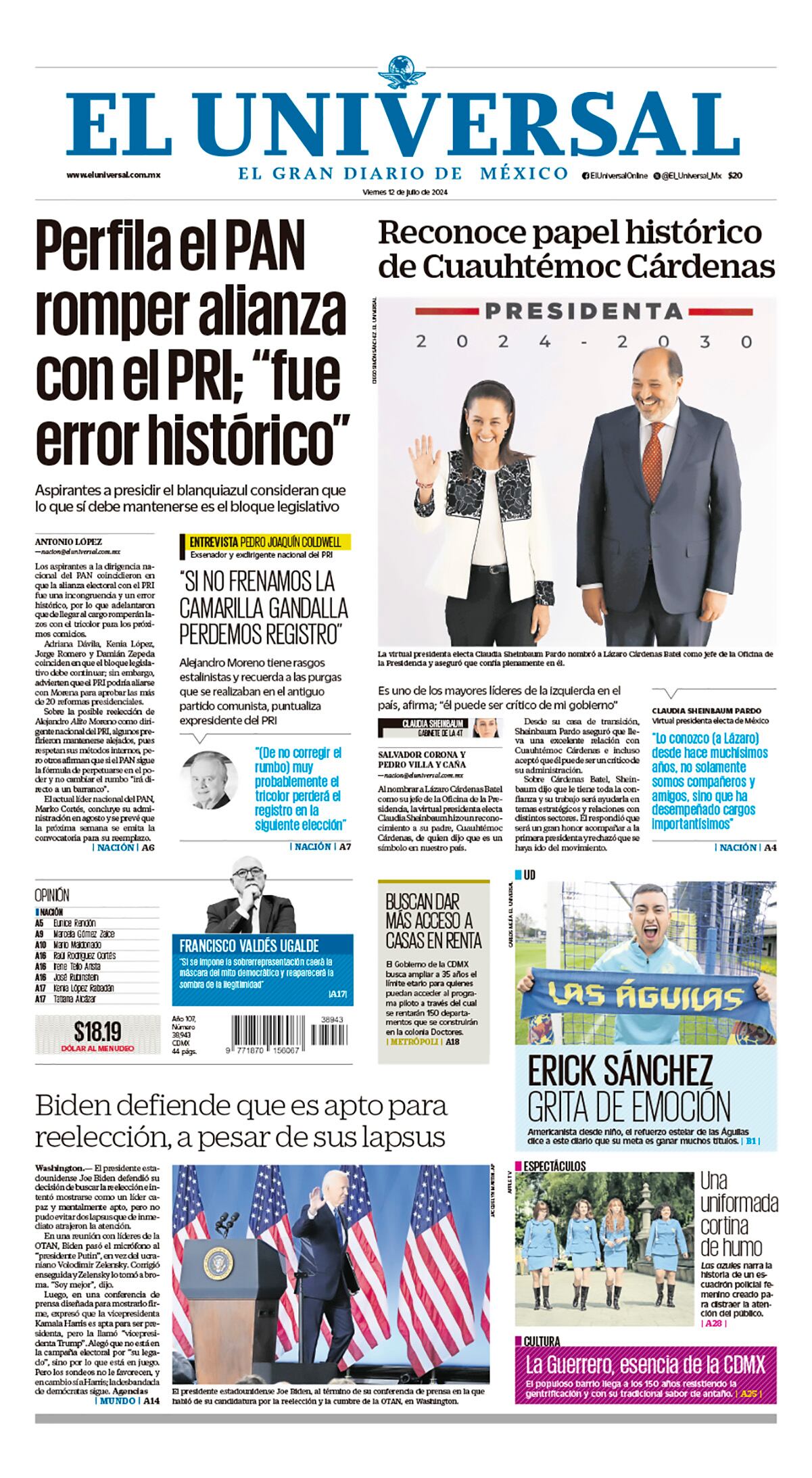 Portada impresa