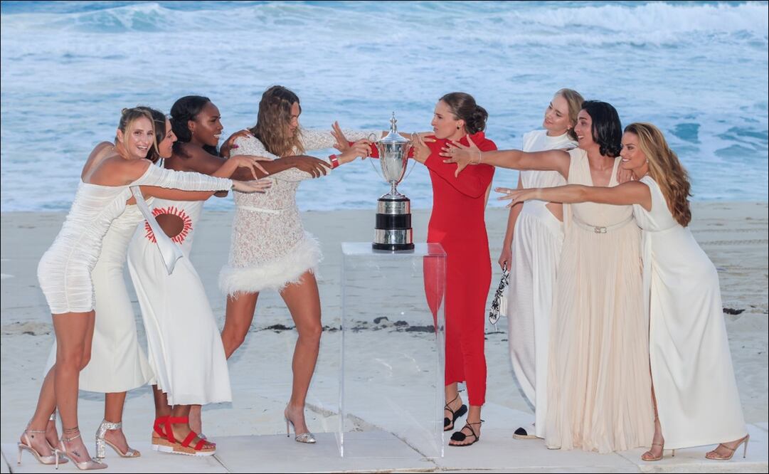 WTA Finals Cancún: Así quedaron definidos los grupos del torneo FOTO: GNP Seguros WTA Finals Cancún