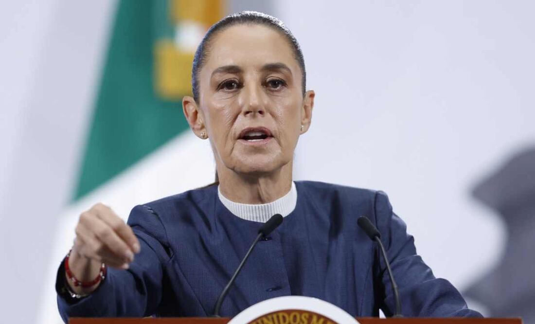 Claudia Sheinbaum, presidenta de México, durante la mañanera del 3 de noviembre del 2025. Foto: Cuartoscuro.