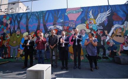 Rehabilitan mural "Sueño de una tarde de domingo en el Callejón del Cuajo" en Centro Histórico