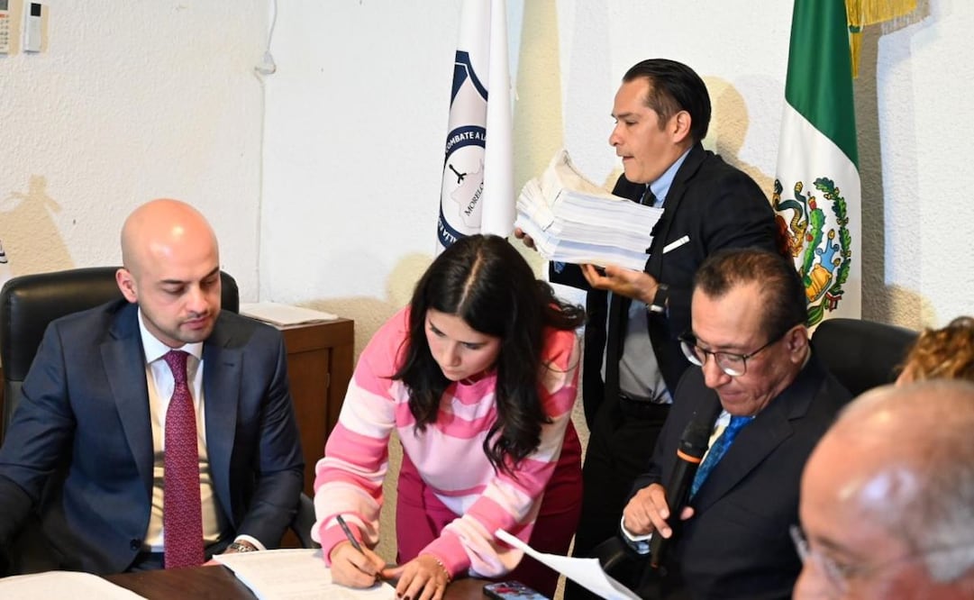 Gobierno de Morelos presenta denuncias contra exfuncionarios por irregularidades por 40 mdp (13/01/2025). Foto: Especial/El Universal