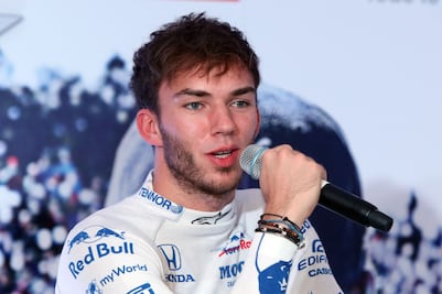 Por virus estomacal, piloto Pierre Gasly podría correr con pañal
