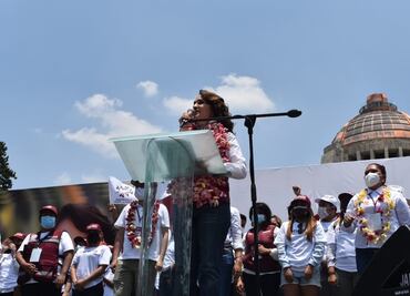 Dolores Padierna promete en cierre de campaña fortalecer la alcaldía Cuauhtémoc