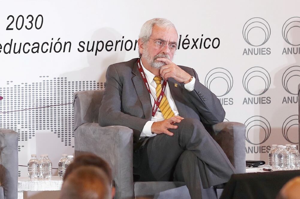 Crítica. El rector de la UNAM, Enrique Graue Wiechers, dijo que la educación no está suficientemente incluida en las propuestas. Foto: YADÍN XOLALPA. EL UNIVERSAL