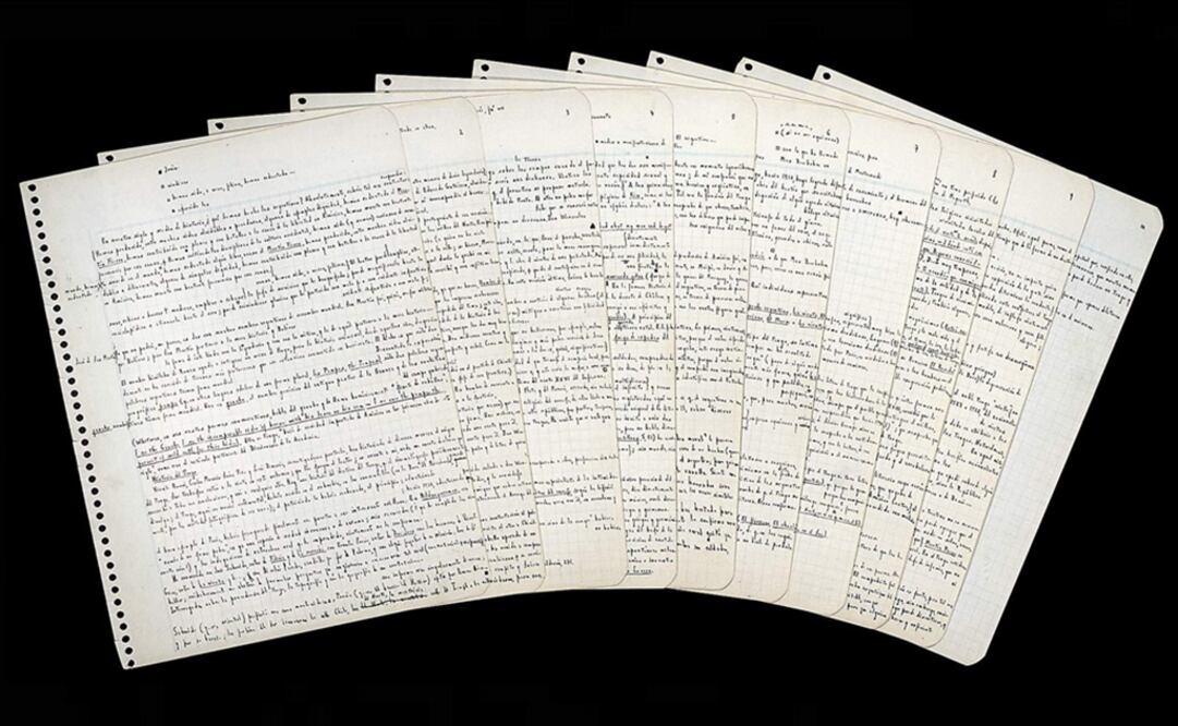 Algunos de los manuscritos han supuesto revelaciones sorprendentes, como un cuento de Borges llamado "Tema del traidor y del héroe", al que el autor le agregó un final alternativo. (FOTO: Archivo EL UNIVERSAL)