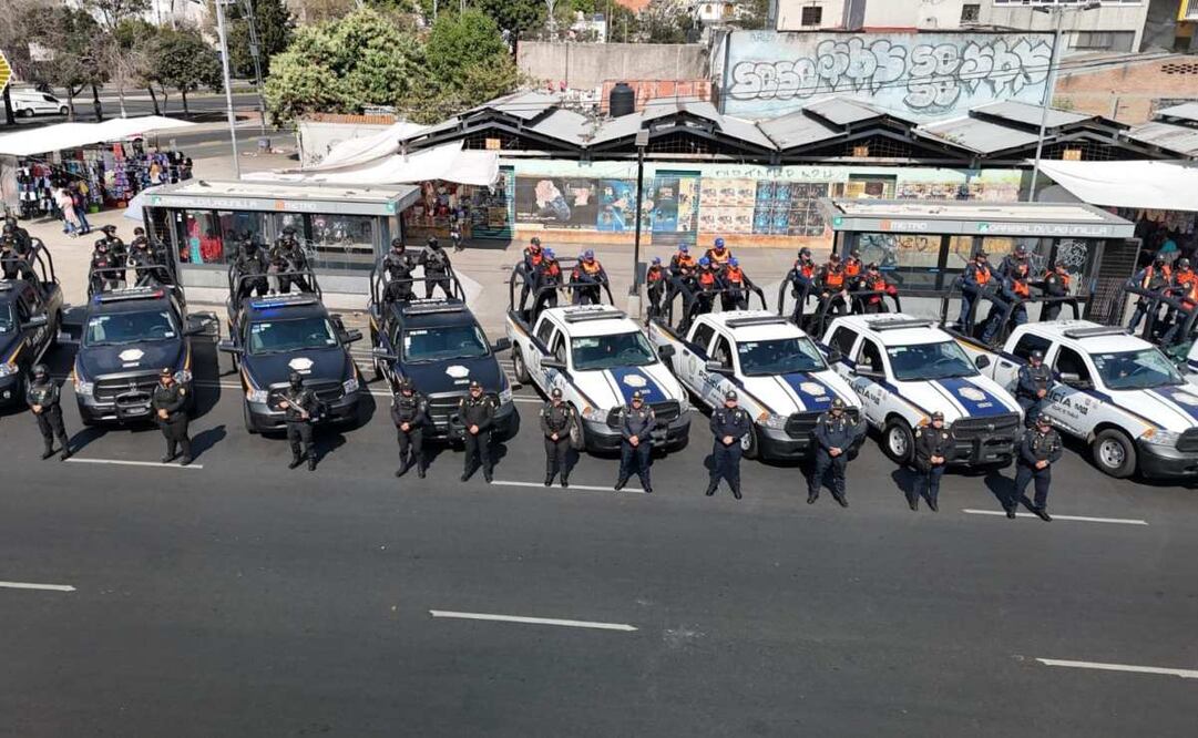 Participarán más de 14 mil policías en operativo “Día de Reyes 2026”.
Foto: Especial.