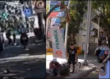 VIDEO: Por invadir la ciclovía, motociclista arrolla a niña y a su madre en Insurgentes