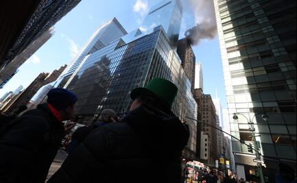 Se incendia edificio en Manhattan, Nueva York; ocurre en pleno desfile de San Patricio