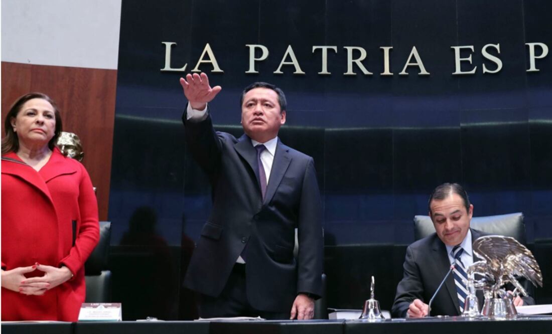 El funcionario asistió al Senado como parte de la Glosa del Quinto Informe de Gobierno. /Especial