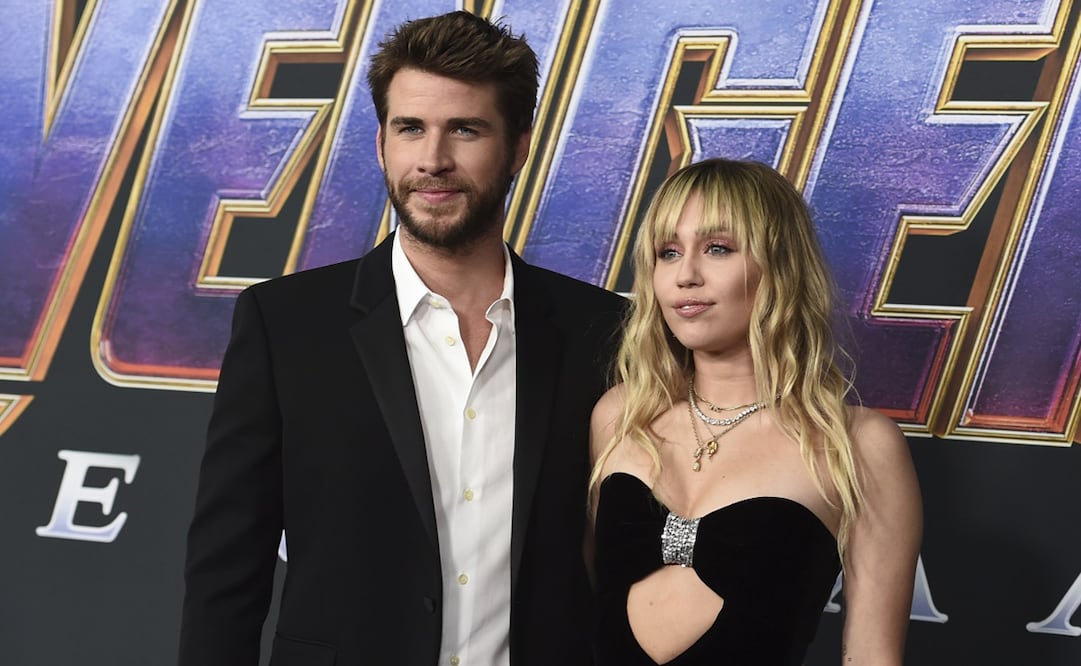 Miley Cyrus y Liam Hemsworth. Foto: Archivo 