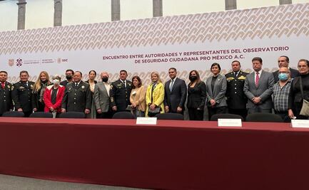 Secretarías de Seguridad y Gobierno de CDMX se reúnen con  Observatorio de Seguridad Ciudadana Pro México