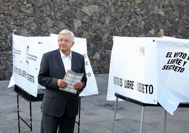 Estoy muy bien y de buenas: AMLO