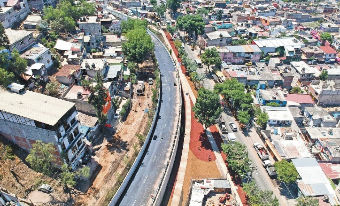 En el trayecto reconstruido se realizaron inyecciones de una mezcla de concreto y arena para rellenar las grietas, a fin de estabilizar el terreno. / ESPECIALES