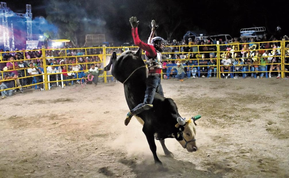Durante las fiestas patronales de los pueblos y municipios en los estados de Guerrero, Puebla y Oaxaca se llevan a cabo rodeos con toros embravecidos. FOTO: SALVADOR CISNEROS SILVA/EL UNIVERSAL