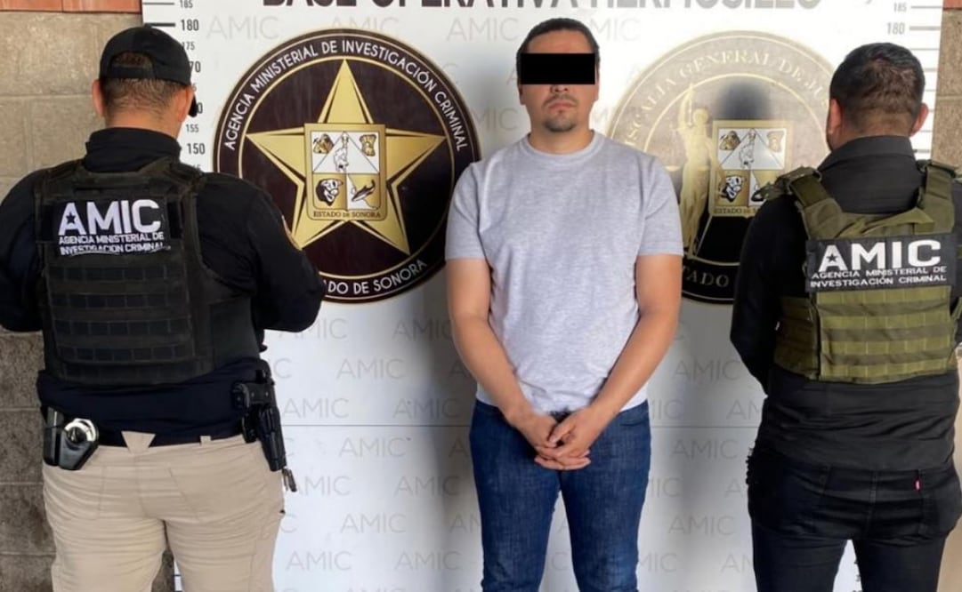 Conductor de plataforma de Sinaloa es detenido en Sonora; era buscado por homicidio.
Foto: Especial.