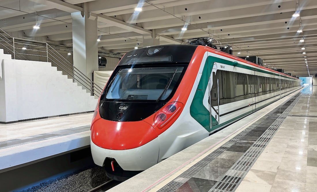 De los 46 kilómetros, 32 ya fueron terminados, en proceso se encuentran 13 kilómetros y uno más está por iniciar; ya se hicieron pruebas con uno de los trenes. Foto: de Arturo Contreras. EL Universal