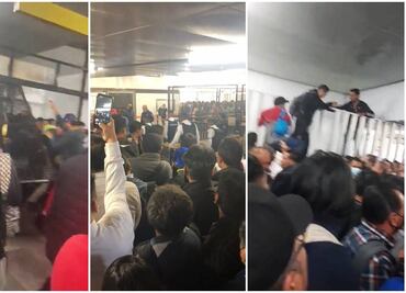 ¡Estampida en Pantitlán! Esto pasó en la Línea 9 del Metro CDMX VIDEOS