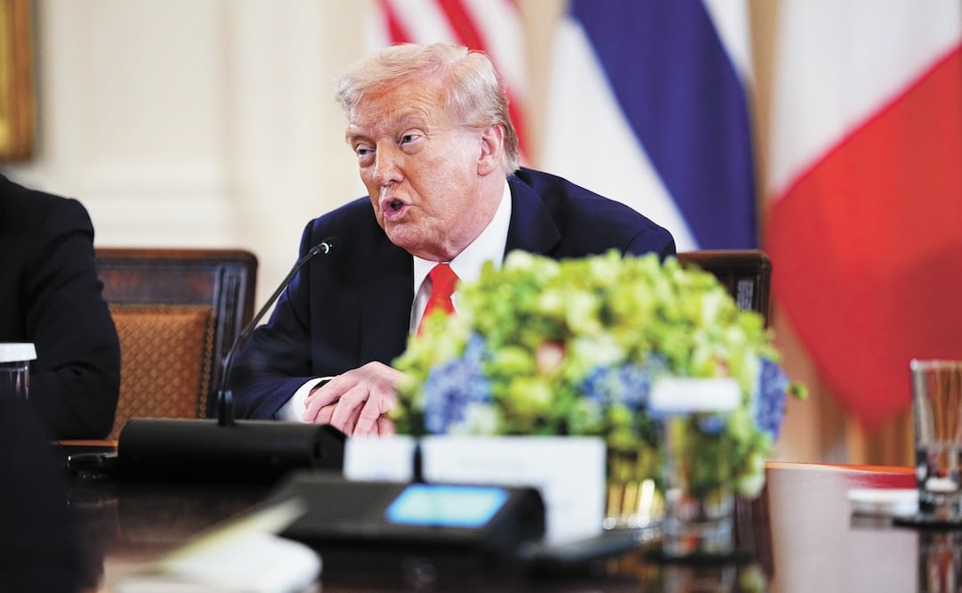 Donald Trump, ayer en la Casa Blanca. Foto: EFE